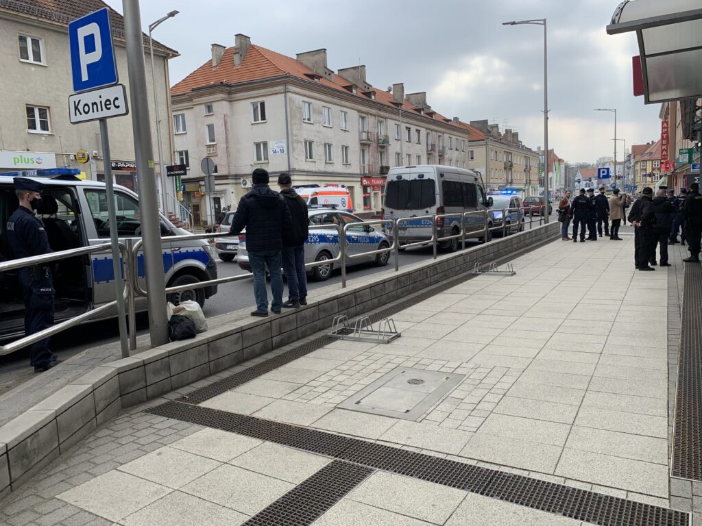 Protest w banku. Interweniowała policja Radio Zachód - Lubuskie