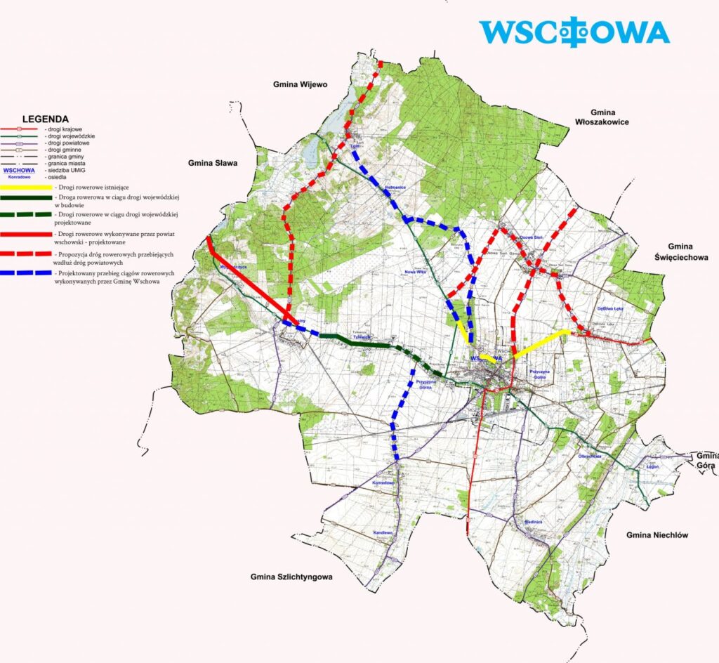 Plany rozbudowy ścieżek rowerowych na terenie gminy Wschowa Radio Zachód - Lubuskie