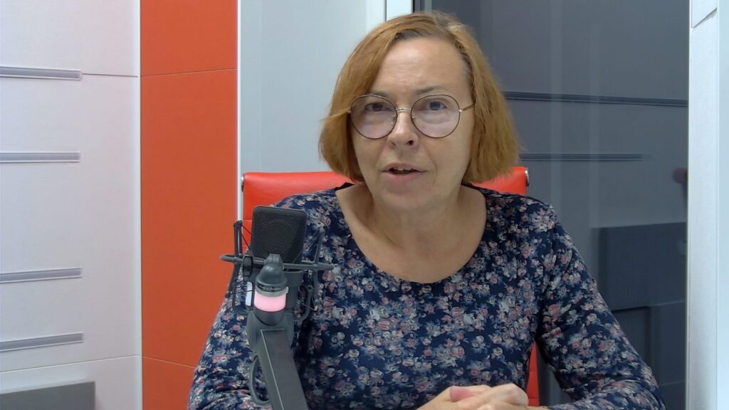 Bożena Pierzgalska, szefowa nauczycielskiej "Solidarności" Radio Zachód - Lubuskie