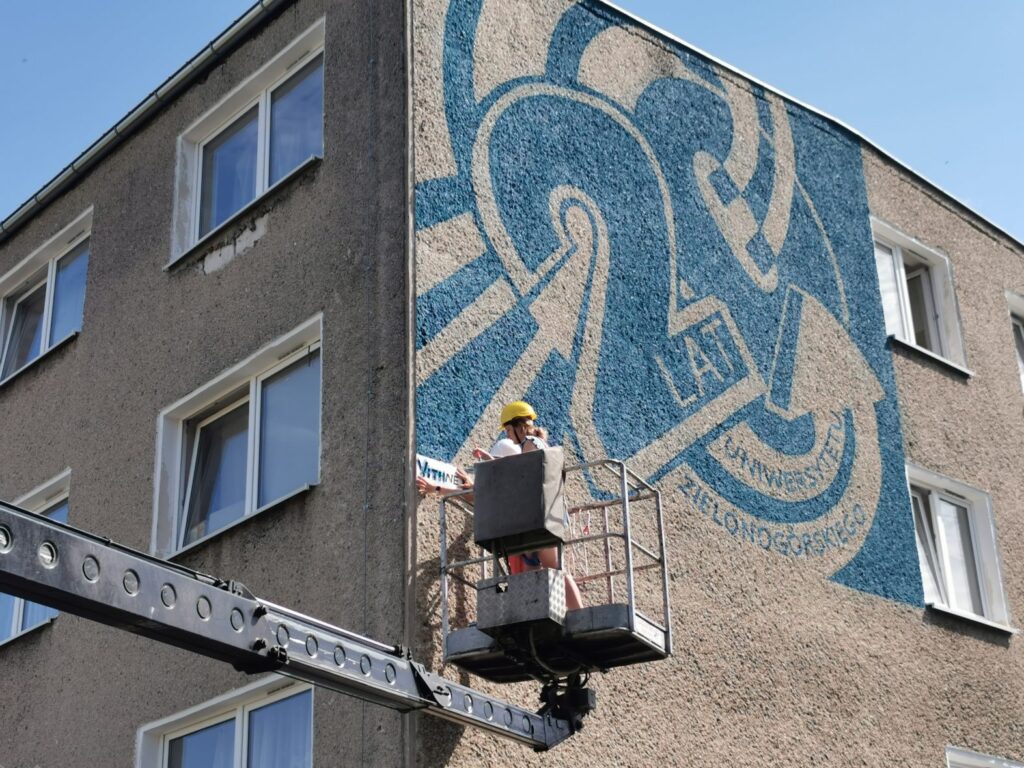 Kolejny mural z okazji 20-lecia UZ Radio Zachód - Lubuskie