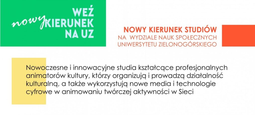 Animatorzy kultury na miarę XXI w. Nowy kierunek na UZ Radio Zachód - Lubuskie