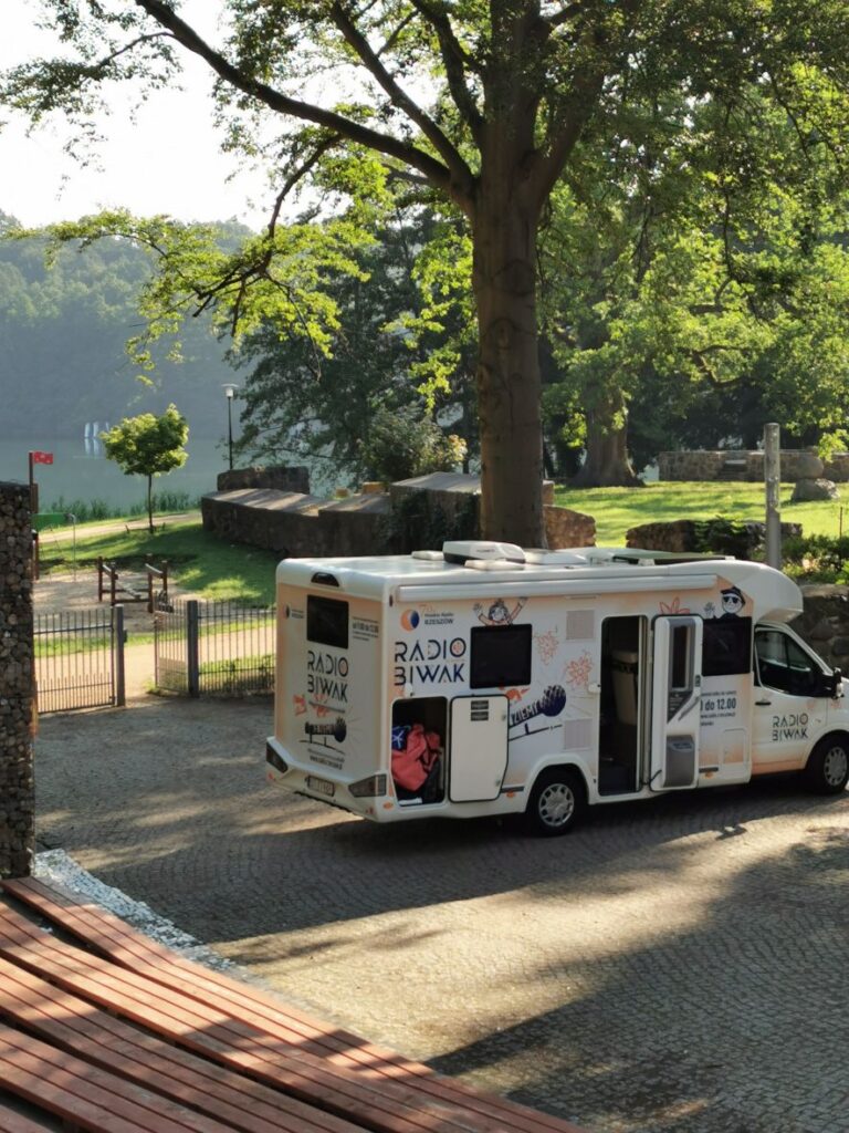 Wspólnie z Radiem Rzeszów biwakowaliśmy w Łagowie Radio Zachód - Lubuskie