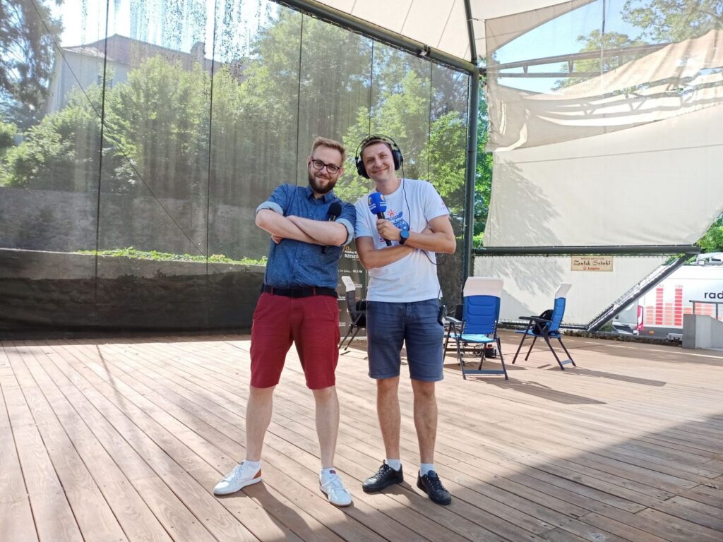 Wspólnie z Radiem Rzeszów biwakowaliśmy w Łagowie Radio Zachód - Lubuskie