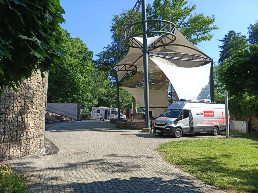 Wspólnie z Radiem Rzeszów biwakowaliśmy w Łagowie Radio Zachód - Lubuskie