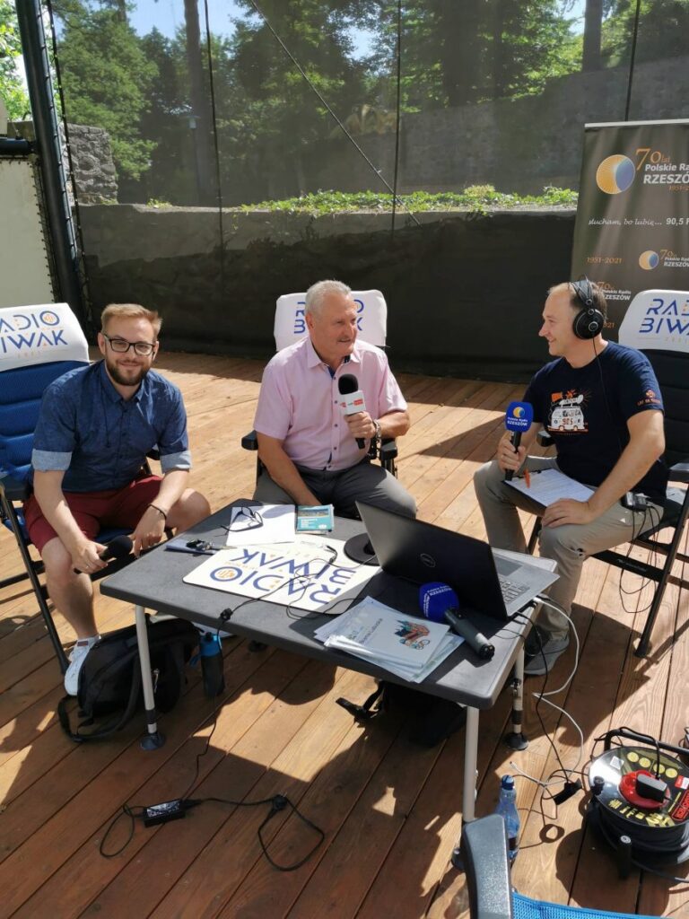 Wspólnie z Radiem Rzeszów biwakowaliśmy w Łagowie Radio Zachód - Lubuskie