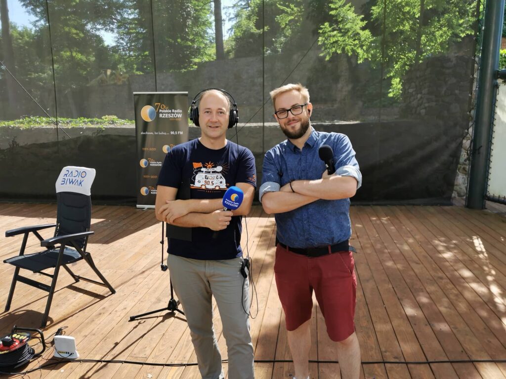 Wspólnie z Radiem Rzeszów biwakowaliśmy w Łagowie Radio Zachód - Lubuskie