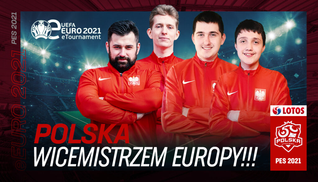 Polska wicemistrzem Europy w turnieju eEURO 2021 UEFA Radio Zachód - Lubuskie