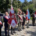 Towarzystwo ze sztandarem Radio Zachód - Lubuskie