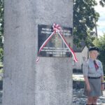 Towarzystwo ze sztandarem Radio Zachód - Lubuskie