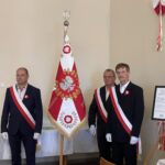 Towarzystwo ze sztandarem Radio Zachód - Lubuskie