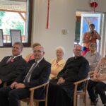 Towarzystwo ze sztandarem Radio Zachód - Lubuskie