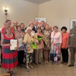 Towarzystwo ze sztandarem Radio Zachód - Lubuskie