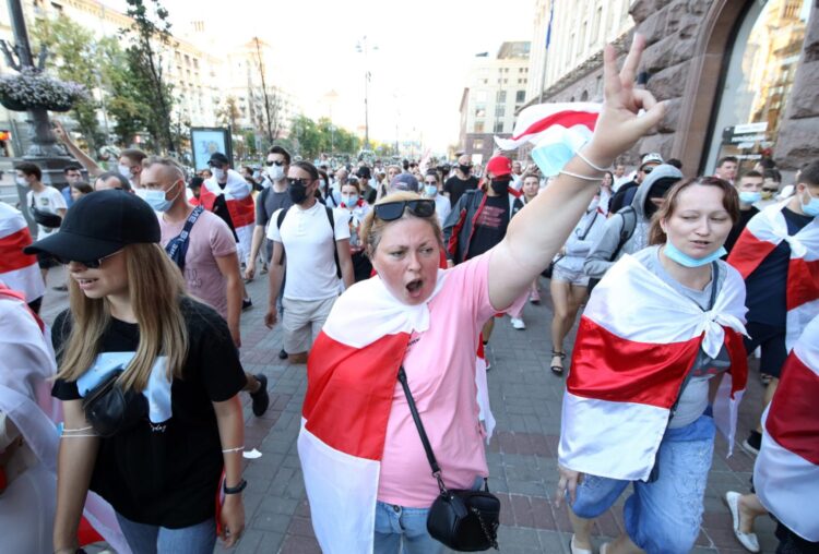 Protesty Białorusinów