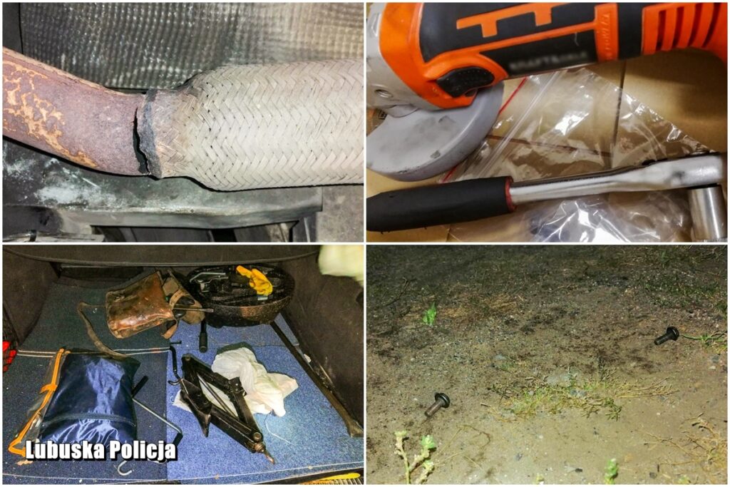 Próbował ukraść katalizator z ciężarówki. Został złapany na gorącym uczynku
