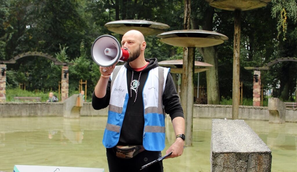 Marcin Modrzejewski, koordynator Parkrun Gorzów Wlkp. Radio Zachód - Lubuskie