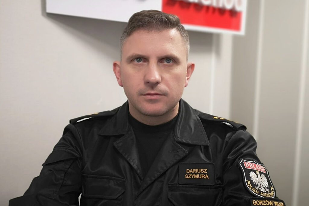 Dariusz Szymura, rzecznik straży pożarnej w Gorzowie Wlkp. Radio Zachód - Lubuskie