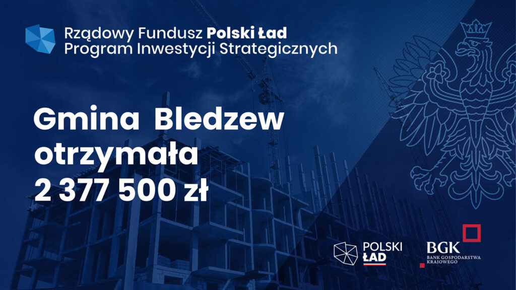 Gmina Bledzew a "Polski Ład" Radio Zachód - Lubuskie