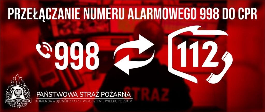 Od dziś straż pożarna pod nr 112 Radio Zachód - Lubuskie