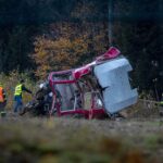 Urwał się wagonik kolejki linowej na Jeszted w Czechach