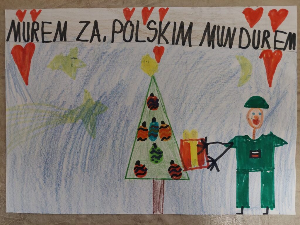 Rysunki sercem malowane. #Murem Za Polskim Mundurem Radio Zachód - Lubuskie