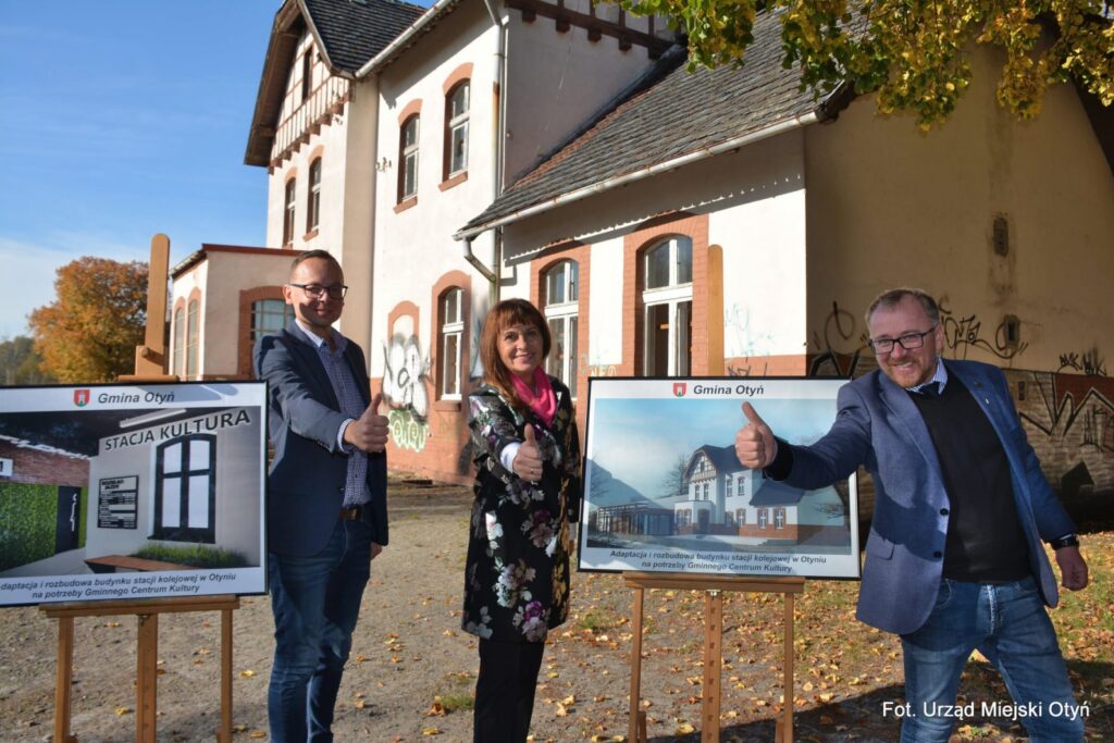 Centrum kultury na dworcu PKP w Otyniu Radio Zachód - Lubuskie