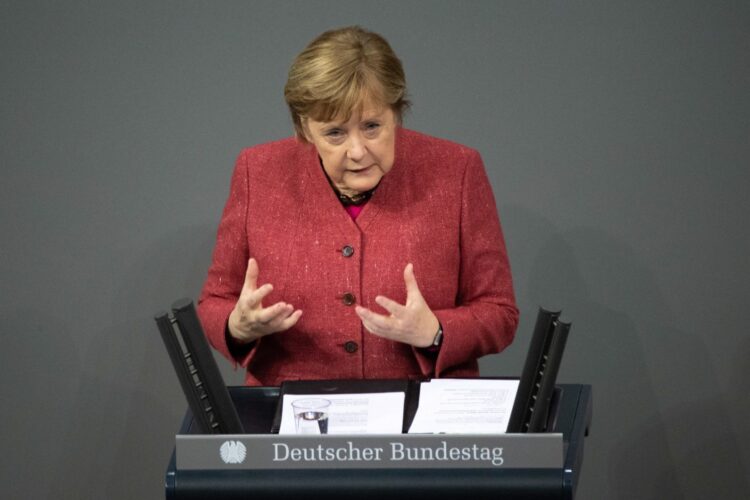 Merkel: Staramy się odblokować weto Polski i Węgier
