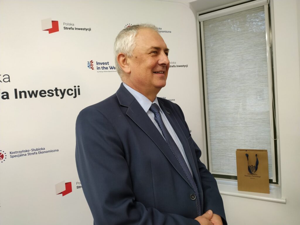 Wiceminister Grzegorz Piechowiak w Kostrzynie Radio Zachód - Lubuskie