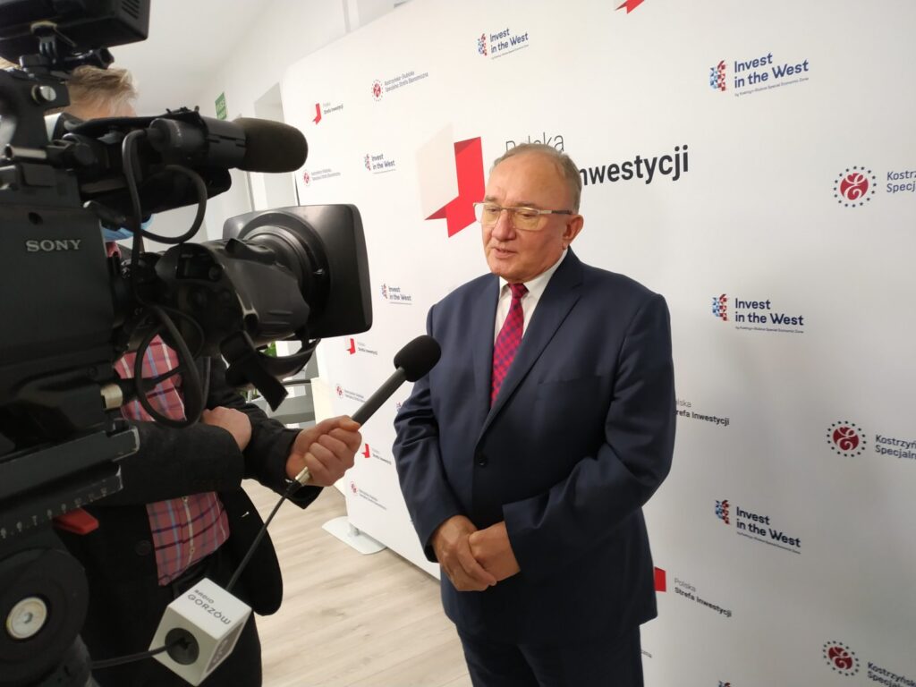 Wiceminister Grzegorz Piechowiak w Kostrzynie Radio Zachód - Lubuskie