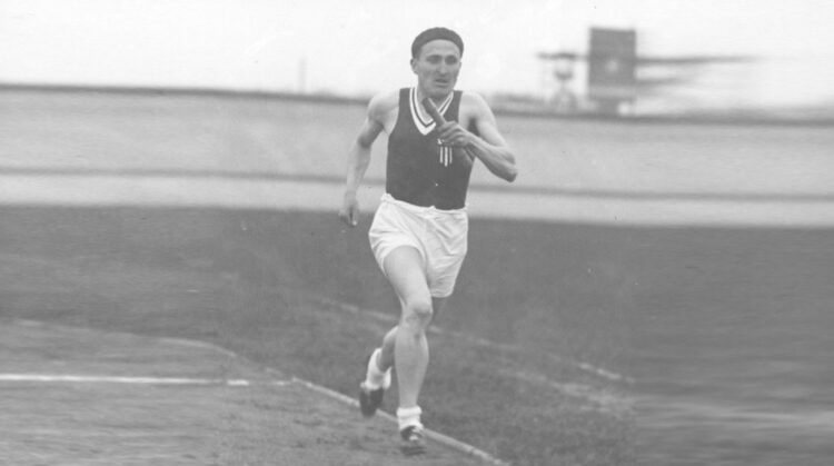 Trening Janusza Kusocińskiego 1937. Fot. Wikipedia