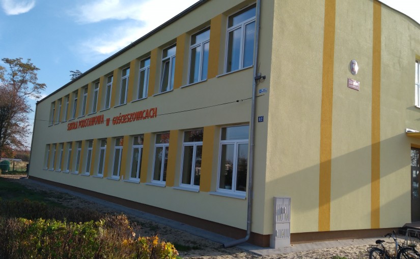 Rozbudowa szkoły w Gościeszowicach Radio Zachód - Lubuskie