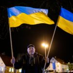 Zielonogórzanie za Ukrainą (galeria zdjęć) 10 Zielonogórzanie za Ukrainą (galeria zdjęć) Radio Zachód - Lubuskie