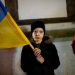 Zielonogórzanie za Ukrainą (galeria zdjęć) 11 Zielonogórzanie za Ukrainą (galeria zdjęć) Radio Zachód - Lubuskie