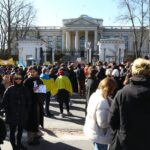 Manifestacja przed rosyjską ambasadą w Warszawie Radio Zachód - Lubuskie