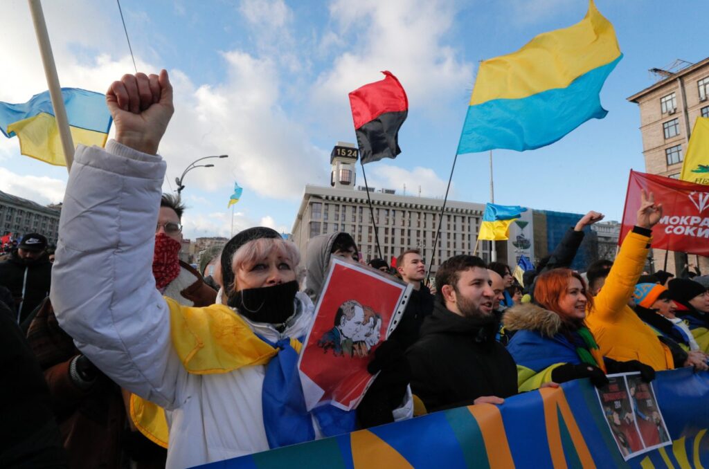 Ulicami Kijowa przeszedł Marsz Jedności dla Ukrainy Radio Zachód - Lubuskie