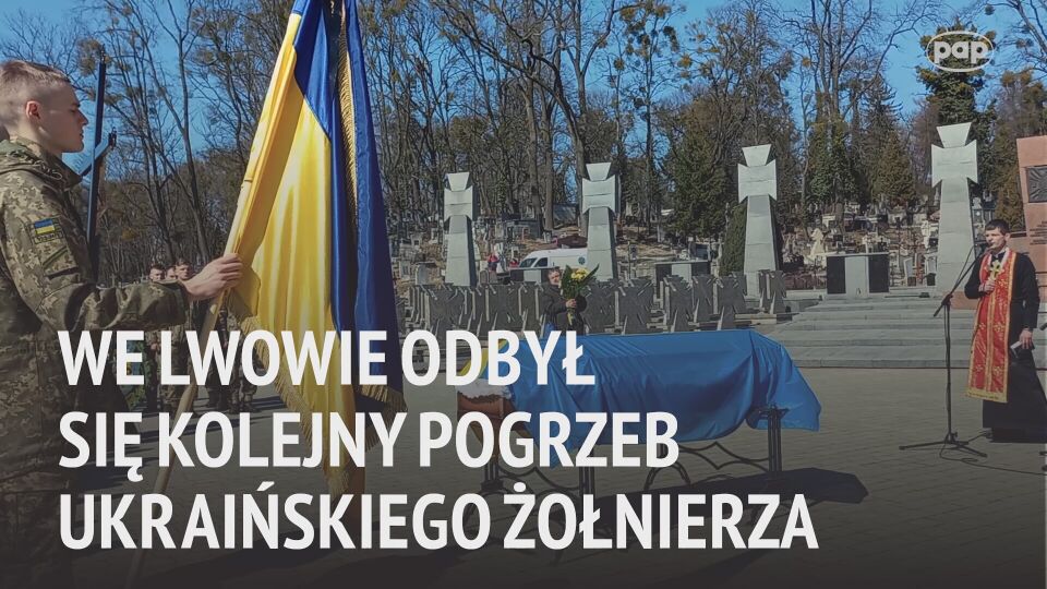 We Lwowie odbył się kolejny pogrzeb ukraińskiego żołnierza [WIDEO] Radio Zachód - Lubuskie