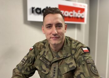 kpt. Robert Urbanek p.o. dowódcy 151 batalionu lekkiej piechoty 12 Brygady WOT Radio Zachód - Lubuskie