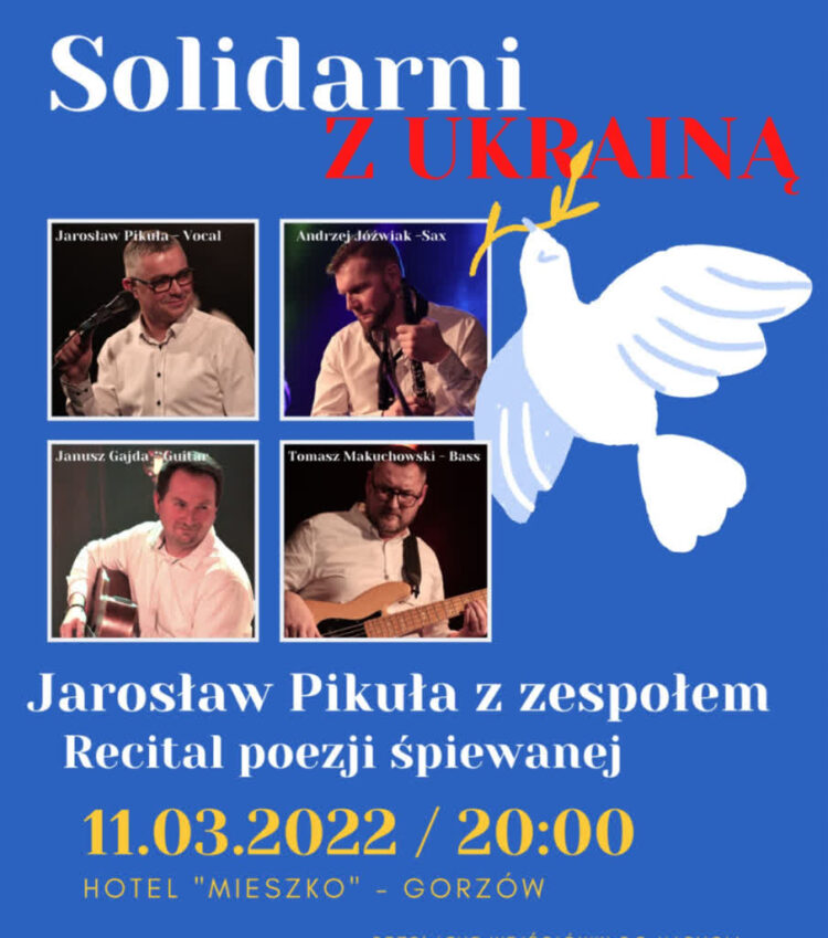 Recital "Solidarni z Ukrainą" Radio Zachód - Lubuskie