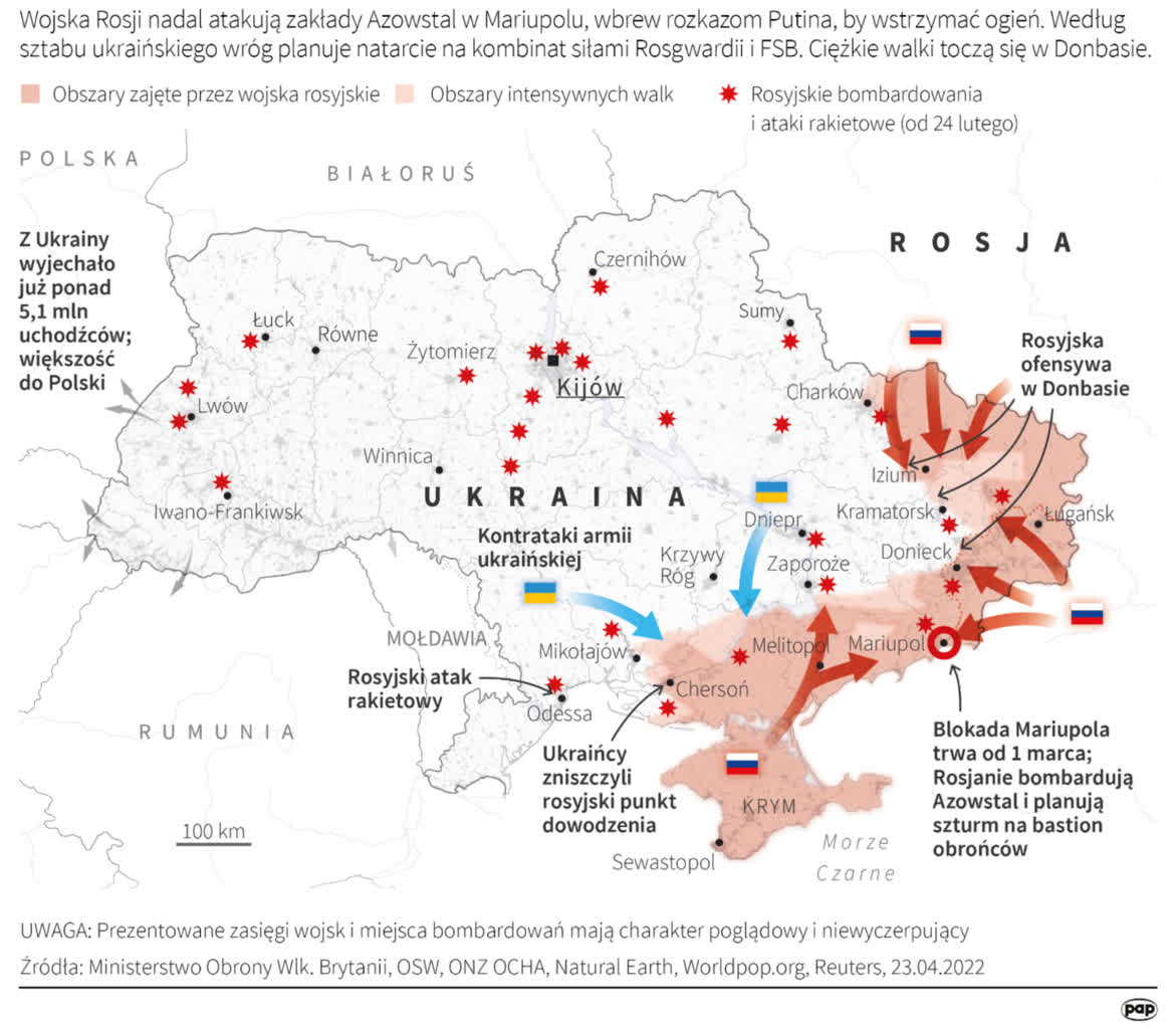 Brytyjski wywiad: niewielkie zdobycze Rosji na Ukrainie, kosztem dużych strat 10 igrafika_20220423_02.png