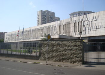 Budynek Ambasady Polskiej w Moskwie. Fot. ?????? ???????? - Praca własna, CC BY-SA 2.5, https://commons.wikimedia.org/w/index.php?curid=10789264