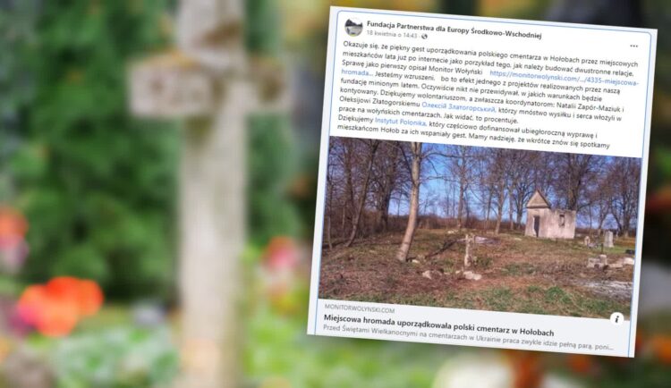 Ukraińcy posprzątali polskie cmentarze na Wołyniu. "Chcemy podziękować" Radio Zachód - Lubuskie