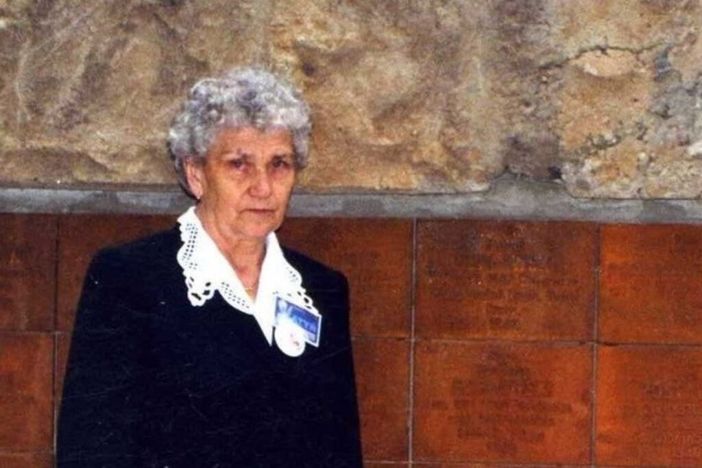 Anna Maria Borowska w Katyniu. Fot. archiwum rodzinne