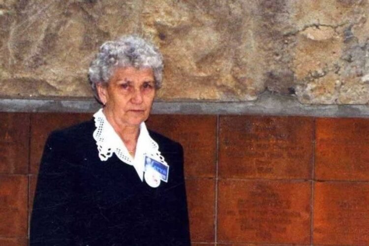 Anna Maria Borowska w Katyniu. Fot. archiwum rodzinne