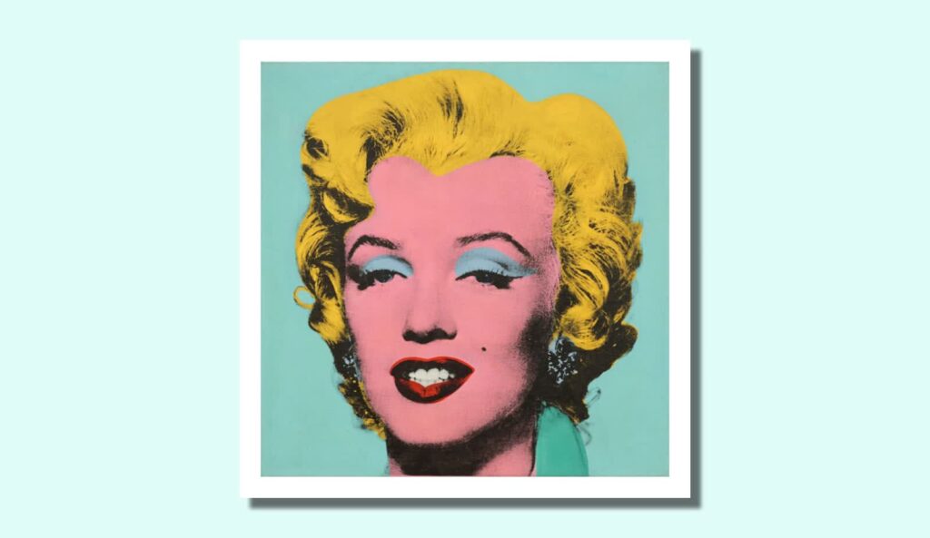 Fot. Andy Warhol - https://oceanvalleyblog.wordpress.com/2017/05/04/modernism-shot-marilyn/, Fair use, https://en.wikipedia.org/w/index.php?curid=68066276