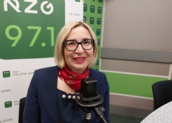 Katarzyna Pernal - Wyderkiewicz, lubuska wicekurator oświaty Radio Zachód - Lubuskie