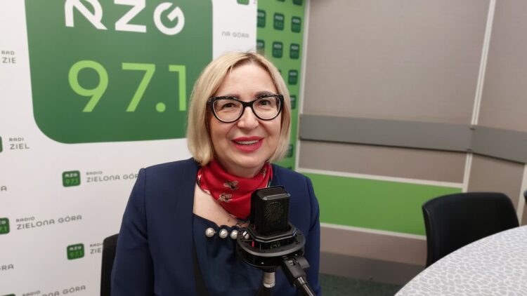 Katarzyna Pernal - Wyderkiewicz, lubuska wicekurator oświaty Radio Zachód - Lubuskie