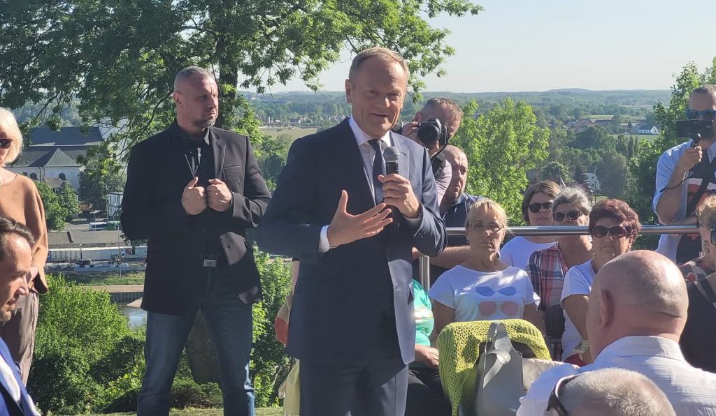 Tusk przemawiał na promenadzie Radio Zachód - Lubuskie