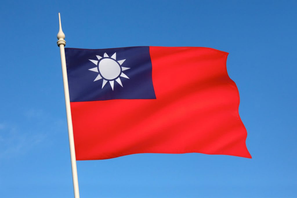 Flaga Tajwanu. Fot. Envato
