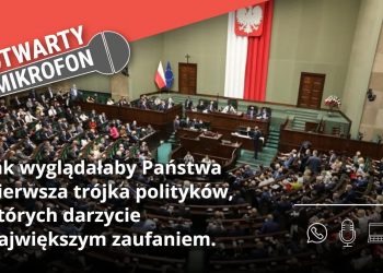 Jak wyglądałaby Państwa pierwsza trójka polityków, których darzycie największym zaufaniem? Radio Zachód - Lubuskie