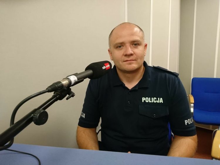 Grzegorz Jaroszewicz, rzecznik gorzowskiej policji Radio Zachód - Lubuskie
