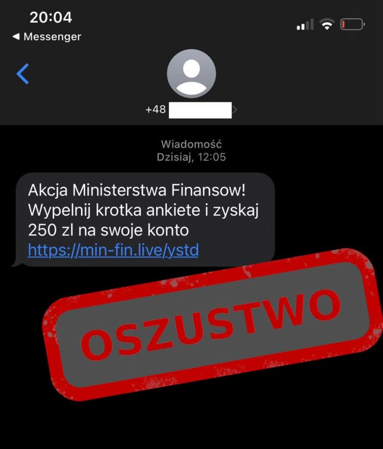 KAS ostrzega przed fałszywymi SMS-ami z Ministerstwa Finansów Radio Zachód - Lubuskie